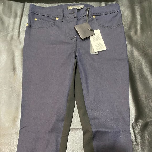 New Versace Ladies Jeans Pantalone Two Tone !!
